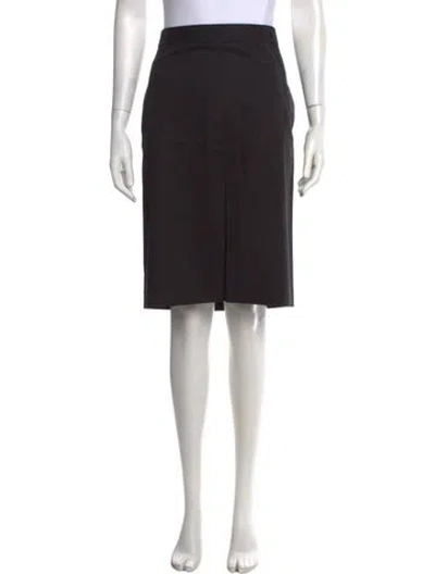 Pre-owned The Row Knee-length Skirt In Black