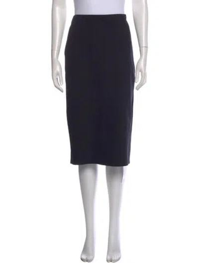 Pre-owned The Row Knee-length Skirt In Blue