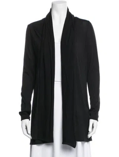 Pre-owned The Row Knightsbridge Top Open Front Sweater In Black