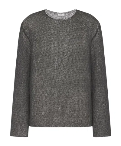 The Row Knit Sweater In Black