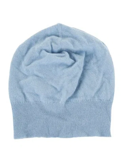 Pre-owned The Row Knitted Beanie In Blue