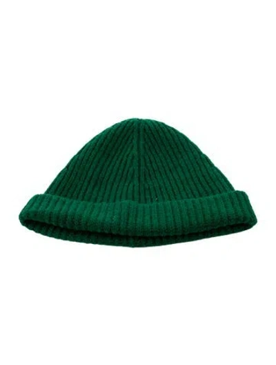 Pre-owned The Row Knitted Beanie In Green
