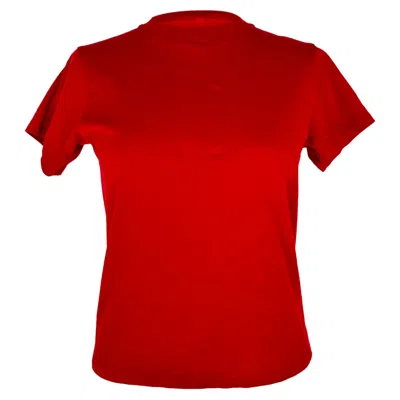 Pre-owned The Row Knitted Blouse In Red Cashmere
