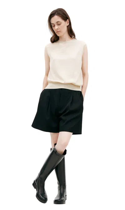 The Row Knitted Cashmere Top In Multi