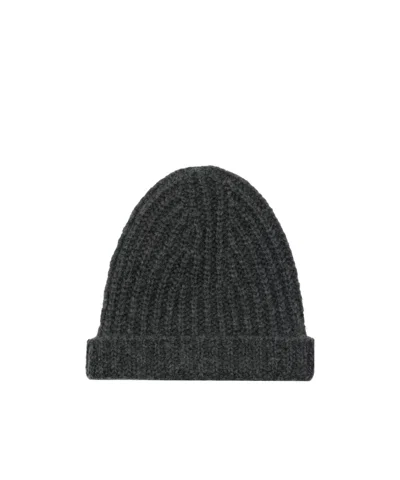 The Row Knitted Hat In Black