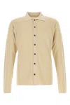 The Row Beige Linen Blend Lorde Cardigan In Beige O Tan