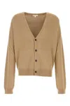The Row Camel Alpaca Blend Sheldon Cardigan In Brown