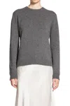 The Row Jayad Cashmere Crewneck Sweater In Gray