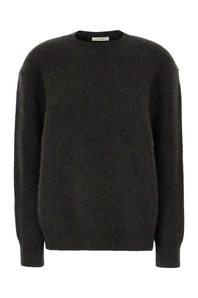 The Row Idea Cashmere And Silk Sweater In Grey