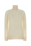 The Row Ivory Cashmere Lizzy Sweater In Neutral