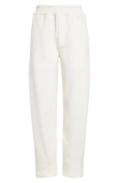 The Row Koa French Terry Pants In Milk