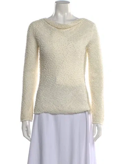 Pre-owned The Row 'koen' Linen Top W/ Tags In White