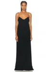 The Row 'constantine' Maxi Dress In Black