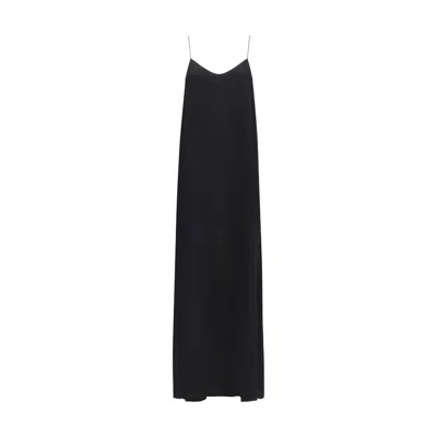 The Row Kole Maxi Dress In Black