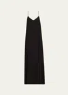 The Row 'constantine' Maxi Dress In Black
