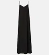 The Row 'constantine' Maxi Dress In Schwarz