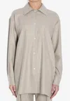 The Row Women's Komako Shirt In Beige