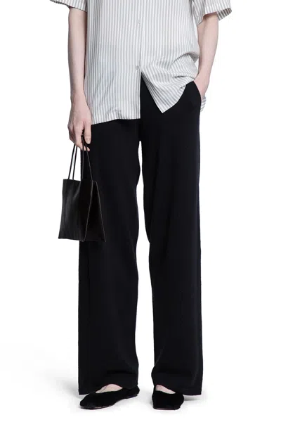 The Row Koriona Pants In Black
