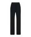 The Row Koriona Silk Trousers In Black