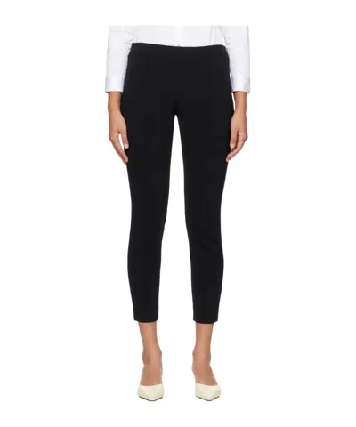 The Row Kosso Low-waisted Casual Pants In Black