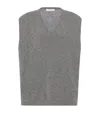 The Row Kossy Sleeveless V-neck Vest