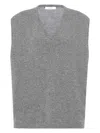 The Row Kossy Sleeveless V-neck Vest