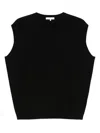 The Row Kossy Vest In Black