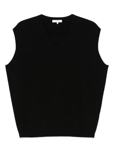 The Row Kossy Vest In Black