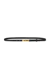 The Row Kuk Belt In Black Ang