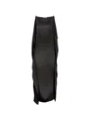 The Row Sleeveless Kylo Dress With Draped Midi Cut In Black