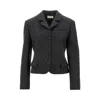 The Row Fletcher Single-breasted Wool Jacket In Black