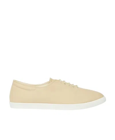 The Row Lace-up Low-cut Sneakers In Brown