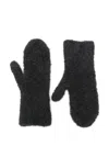 The Row Ladislas Mittens In Black