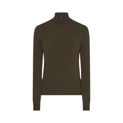 Pre-owned The Row Lalea Top 'sepia Khaki' | Tan | Women's Size M In Brown