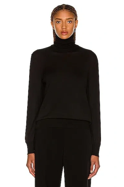 The Row Cashmere Lambeth Sweater In Charcoal