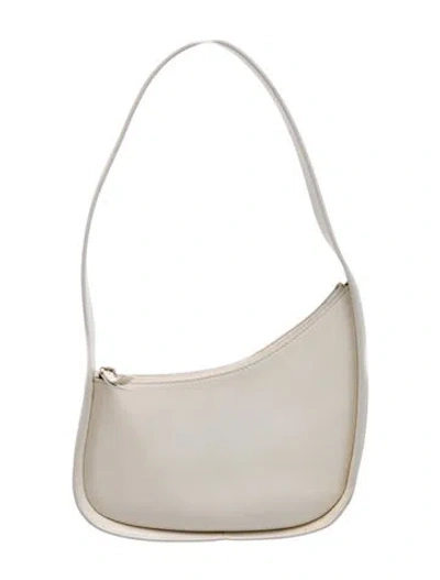 Pre-owned The Row Lambskin Half Moon In Neutral