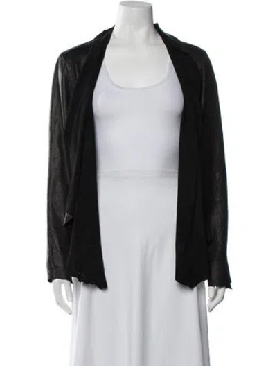 Pre-owned The Row Lambskin Jacket In Black