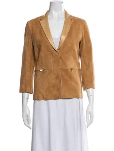 Pre-owned The Row Lambskin Jacket In Neutrals