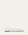 The Row Lambskin Leather Ballerina Flats