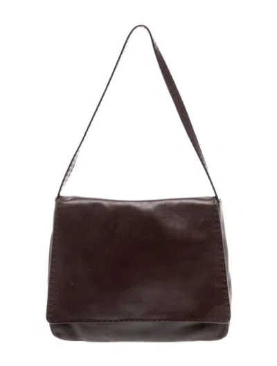 Pre-owned The Row Lambskin Nuance In Brown