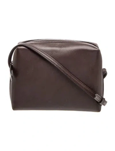 Pre-owned The Row Lambskin Regent In Brown