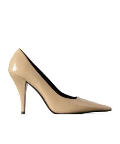 The Row Lana Pointed High Heels In Nude
