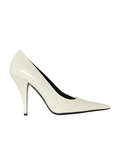 The Row Lana Pointed High Heels In White