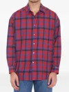 The Row Embroidered Cotton Oversize Lancaster Shirt In レッド