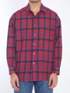 The Row Embroidered Cotton Oversize Lancaster Shirt In Red