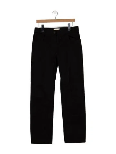 Pre-owned The Row Landais Straight Leg Jeans In Black