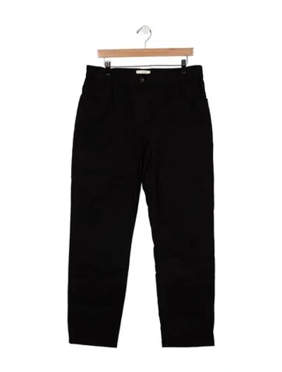 Pre-owned The Row Landais Straight Leg Jeans In Black