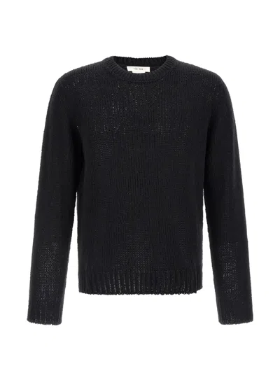 The Row Lang Ribbed Sweater In Black