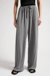 THE ROW THE ROW LANUIT WIDE LEG ORGANIC COTTON JERSEY DRAWSTRING PANTS