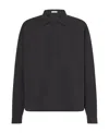 The Row Lapel Casual Jacket In Black